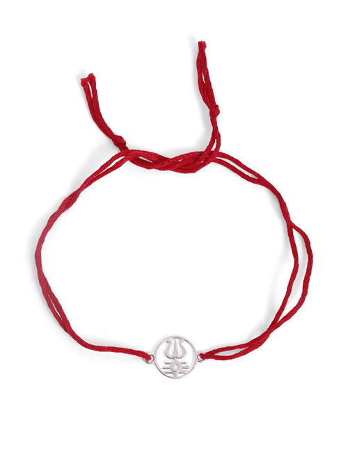 925 Silver-Trishul Rakhi for Kids