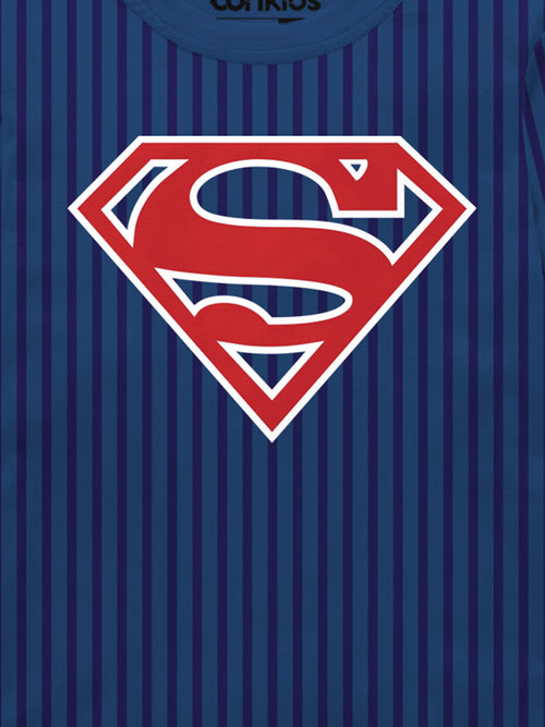 Navy Superman Full Sleeve Tshirt