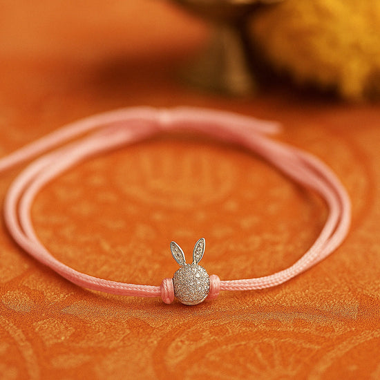 925 Silver-Rabbit Rakhi for Kids