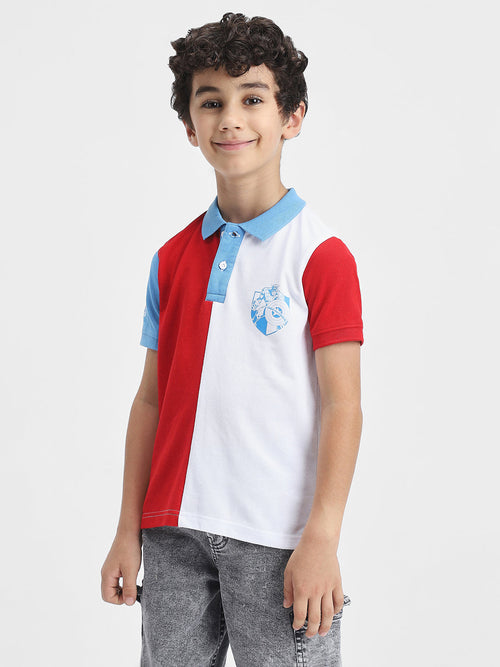 Captain America Boys Polo Tees  | Multi Color