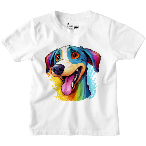 Dog Graphic Printed Boys Tshirt