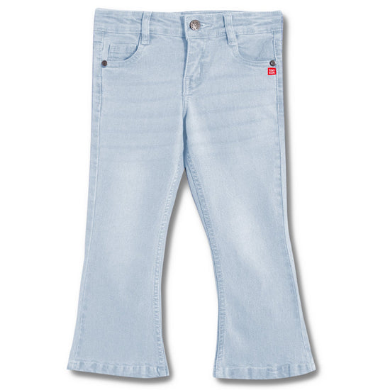 Girls Bootcut Light Shade Clean Look Jeans