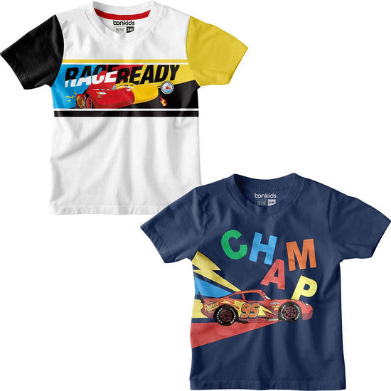 Cars Champ Combo Boys T-SHIRT