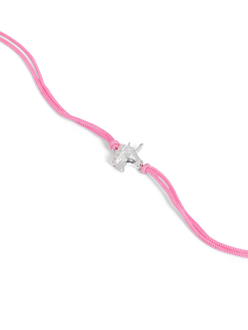 925 Silver-unicorn Rakhi for Kids in cubic zirconia