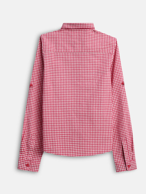 Boys Shirts Red Stipes Full Sleeve