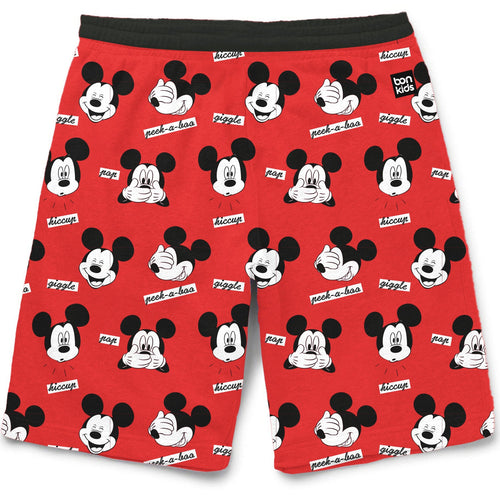 Mickey Red Boys Shorts