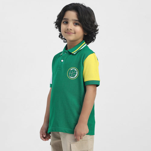 Hulk Boys Polo Tees  | Green