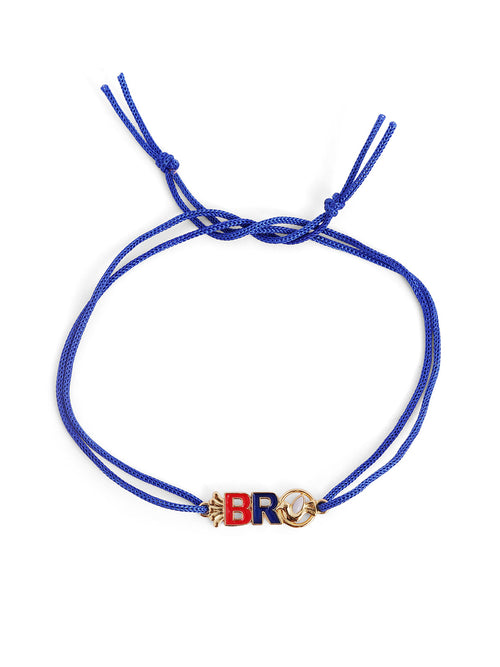 925 Silver-enamel "Bro" Rakhi for Kids