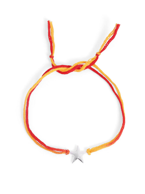 925 Silver-star Rakhi for Kids