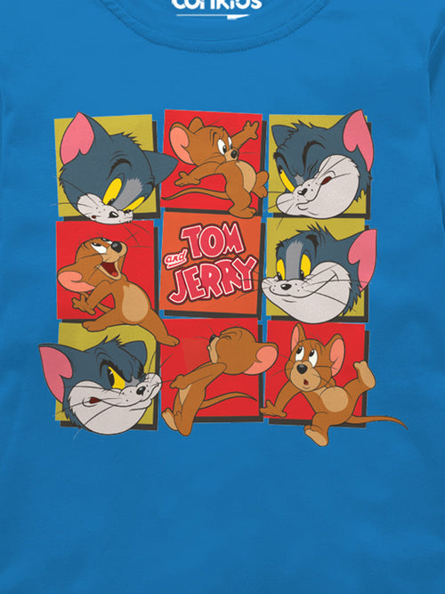 Tom & Jerry Blue Full Sleeve Tshirt