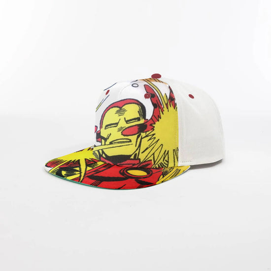 Boys Iron Man Flat Brim Cap