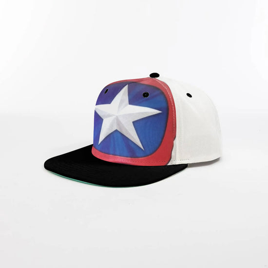 Boys Captain America Flat Brim Cap