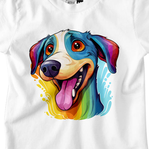 Dog Graphic Printed Boys Tshirt