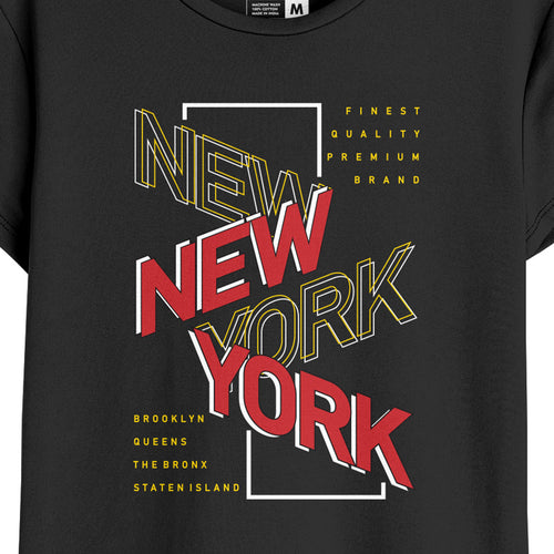 New York Women Graphic Printed Tees