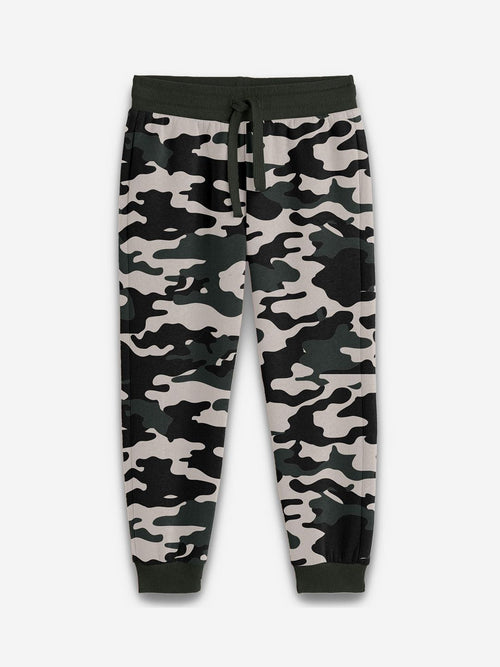 Boys Camo Denim Jogger