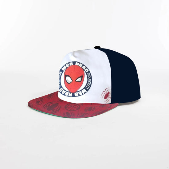 Boys Spiderman Flat Brim Cap