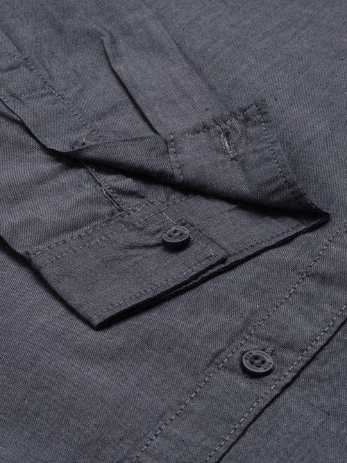 Boys Shirt Carbon Black-BON11130