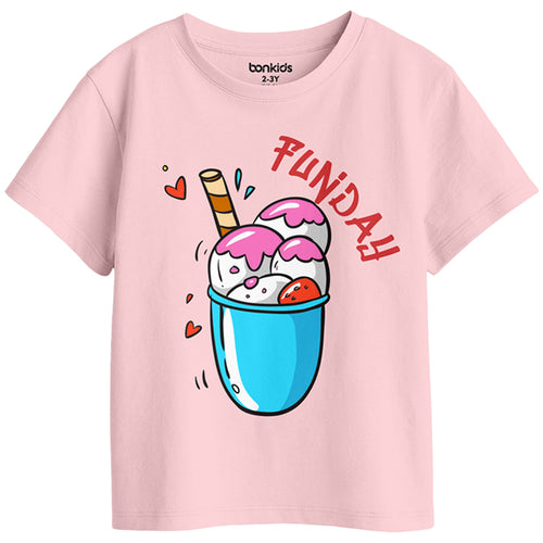 Girls Graphic Printed Pack Of 5 Tees
