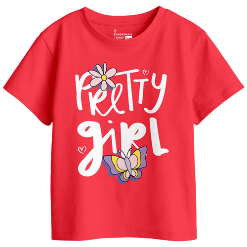 Girls Graphic Printed Pack Of 5 Tees