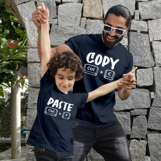 Copy Paste Dad And Son Tees