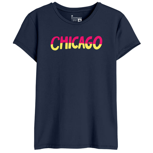 Chicago Women Graphic Printed Tees