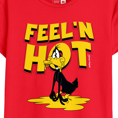 Feel Hot Women Graphic Printed Tees