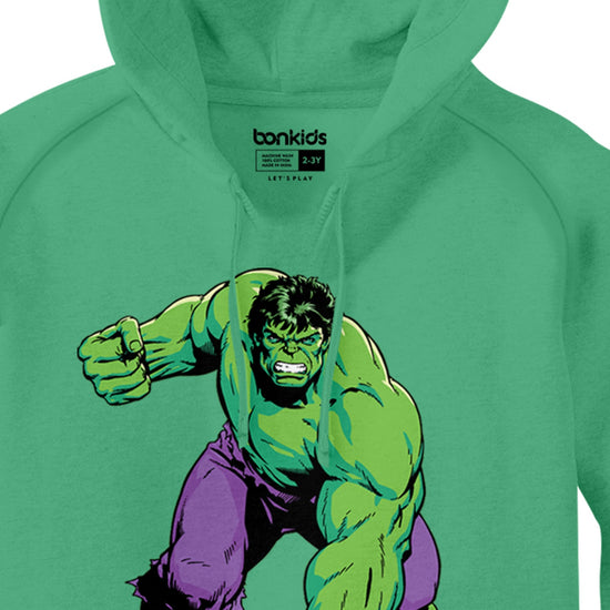 BOYS Green Hulk HOODIE
