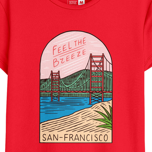 Feel The Breez Women Graphic Printed Tees