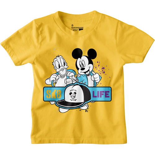 Boys Mickey Printed Tees