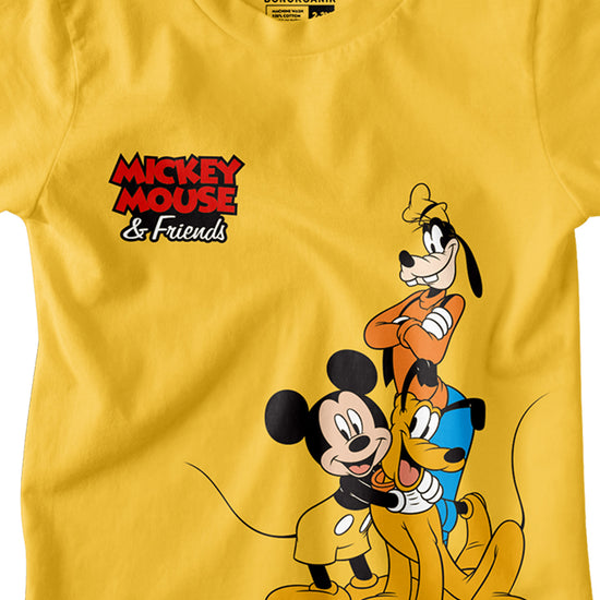 Boys Mickey Mouse Printed Tees