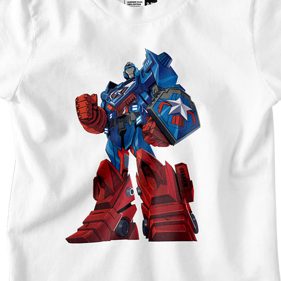 Boys Capt America Transformer Tees