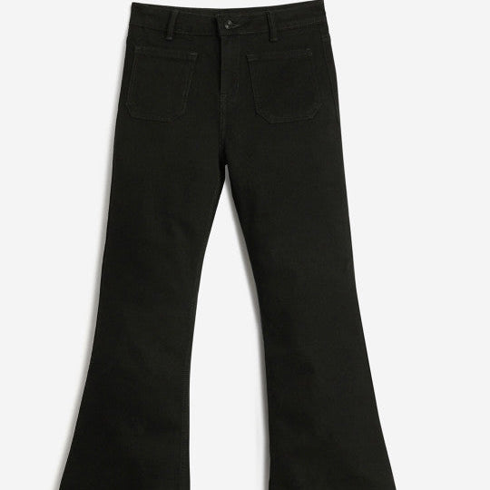 Girls Jean Mid-Rise Clean Look Cotton Jeans