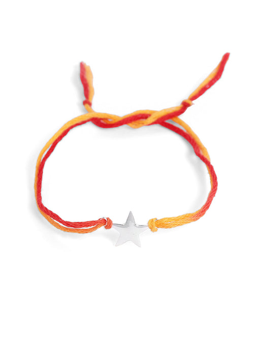 925 Silver-star Rakhi for Kids