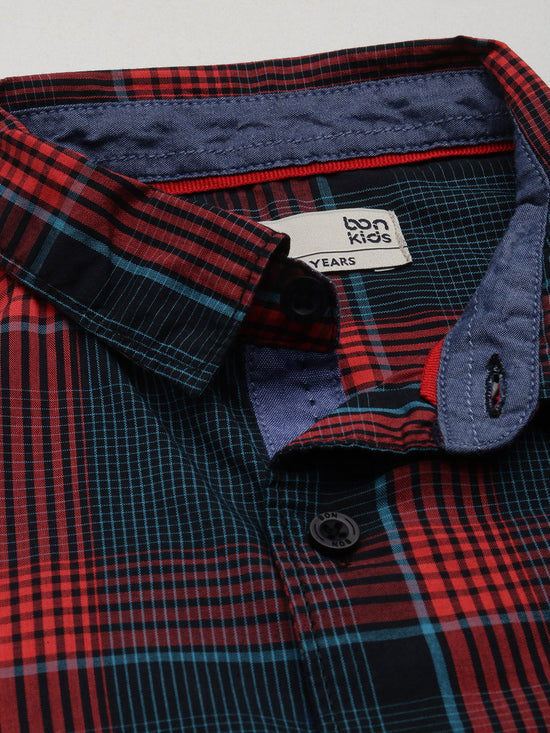 Boys Shirts Full Sleeve Checks