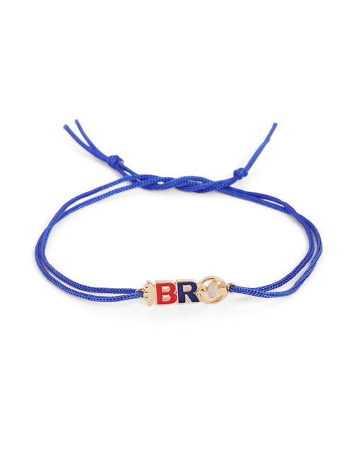 925 Silver-enamel "Bro" Rakhi for Kids