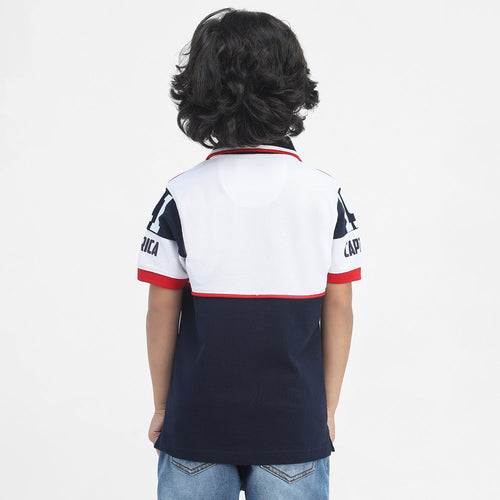 Capt America Boys Polo Tees  | Multi Color
