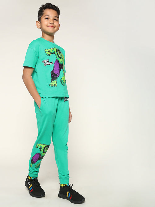 Boys Hulk CO-ORDS set tshirt and Jogger