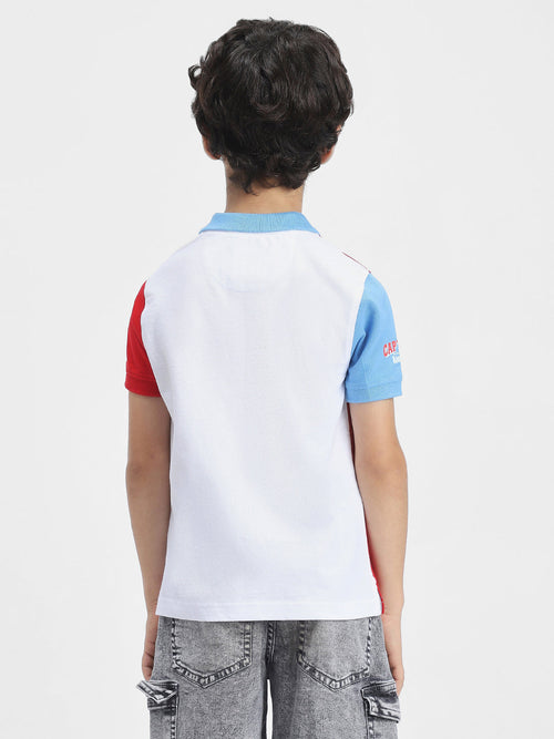Captain America Boys Polo Tees  | Multi Color