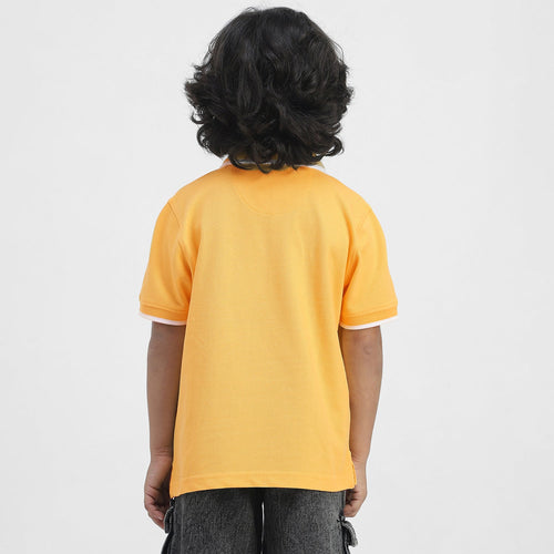 Avengers Boys Polo Tees  | Yellow