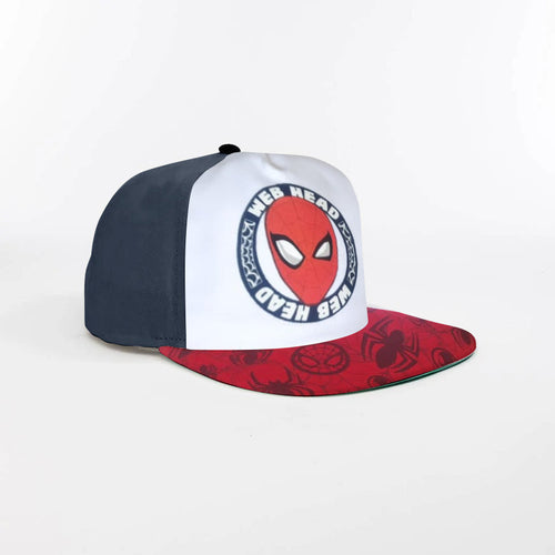 Boys Spiderman Flat Brim Cap