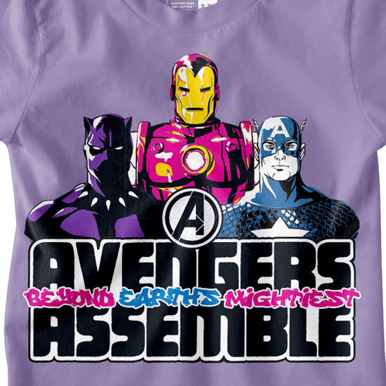 Avengers Lavender Boys T-SHIRT