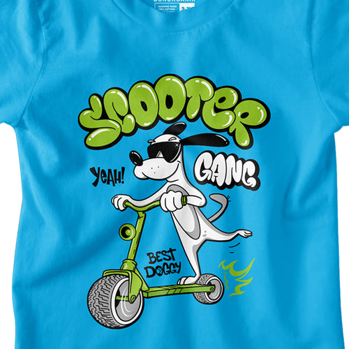 Boys Scooter Gang Printed Tees