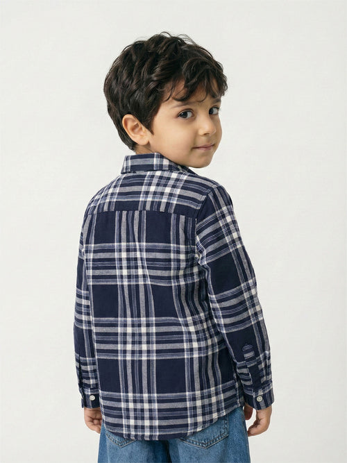 Boy's Shirts Multi Full sleeve Spread Collar