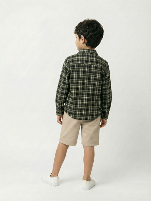 Boy's Shirts Multi Full sleeve Spread Collar