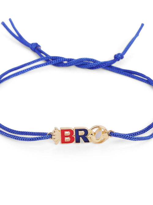 925 Silver-enamel "Bro" Rakhi for Kids