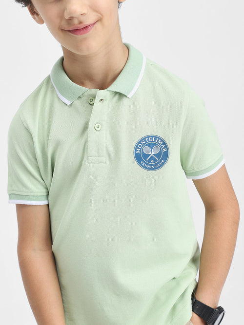 Generic Boys Polo Tees  | Lime Green
