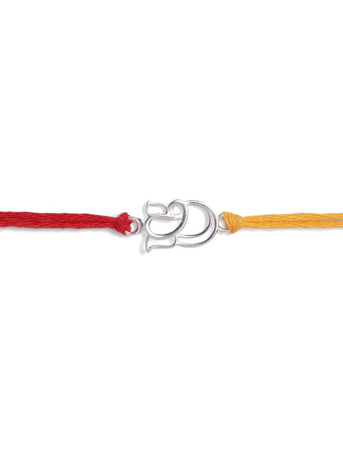925 Silver-ganesha Rakhi for Kids