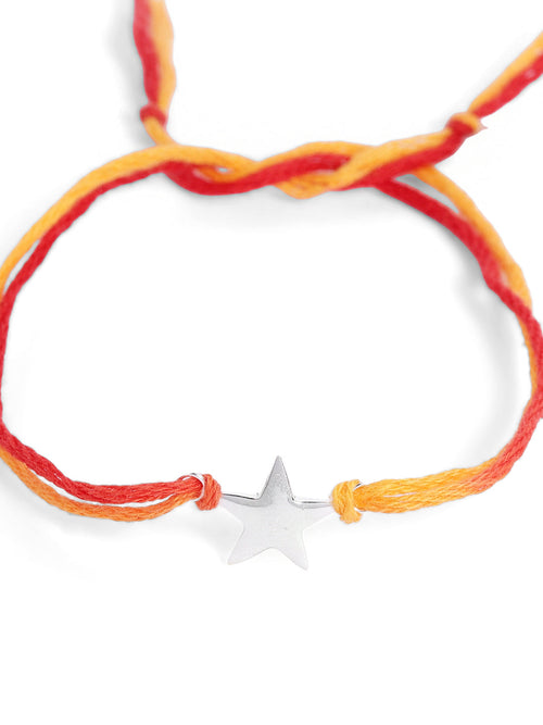 925 Silver-star Rakhi for Kids
