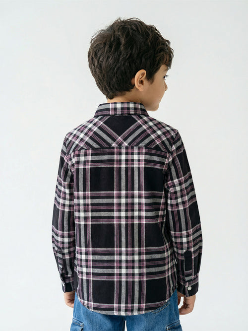 Boy's Shirts Multi Full sleeve Spread Collar