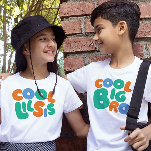 Cool Lil Sis & Big Bro Siblings Tees